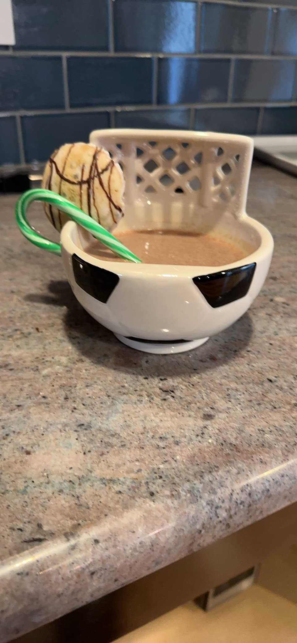 MAX'IS Creations The Mug with a Hoop Basketball Mugs Novelty Coffee Mugs Hot Chocolate Mug Coach Sports Basketball Gifts for Boys 8-12 Accessories Stuff, Funny Christmas Gifts for Kids Family, 16oz - Customer Photo 1