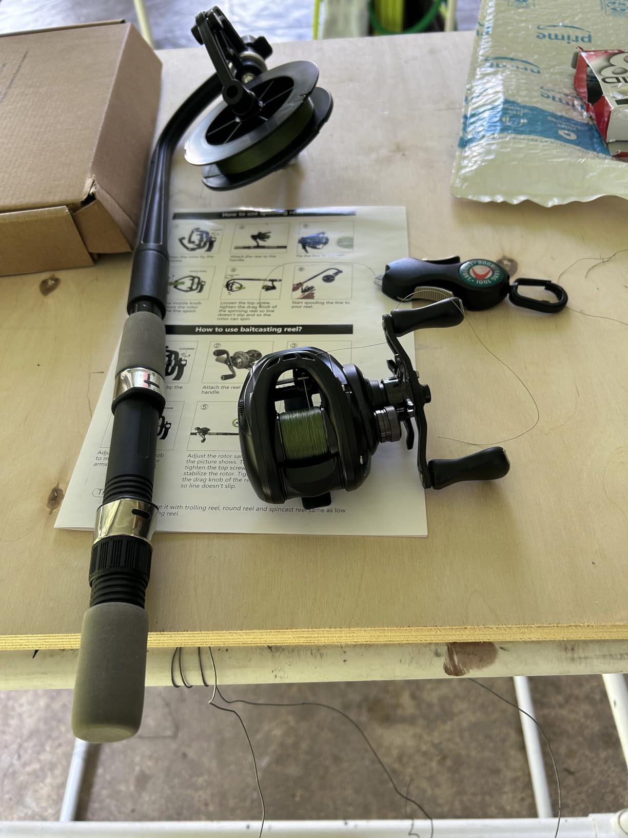 Piscifun Fishing Line Winder Spooler Machine Spinning Reel Spool Spooling Station System Automatic Spools Holder - Customer Photo 1