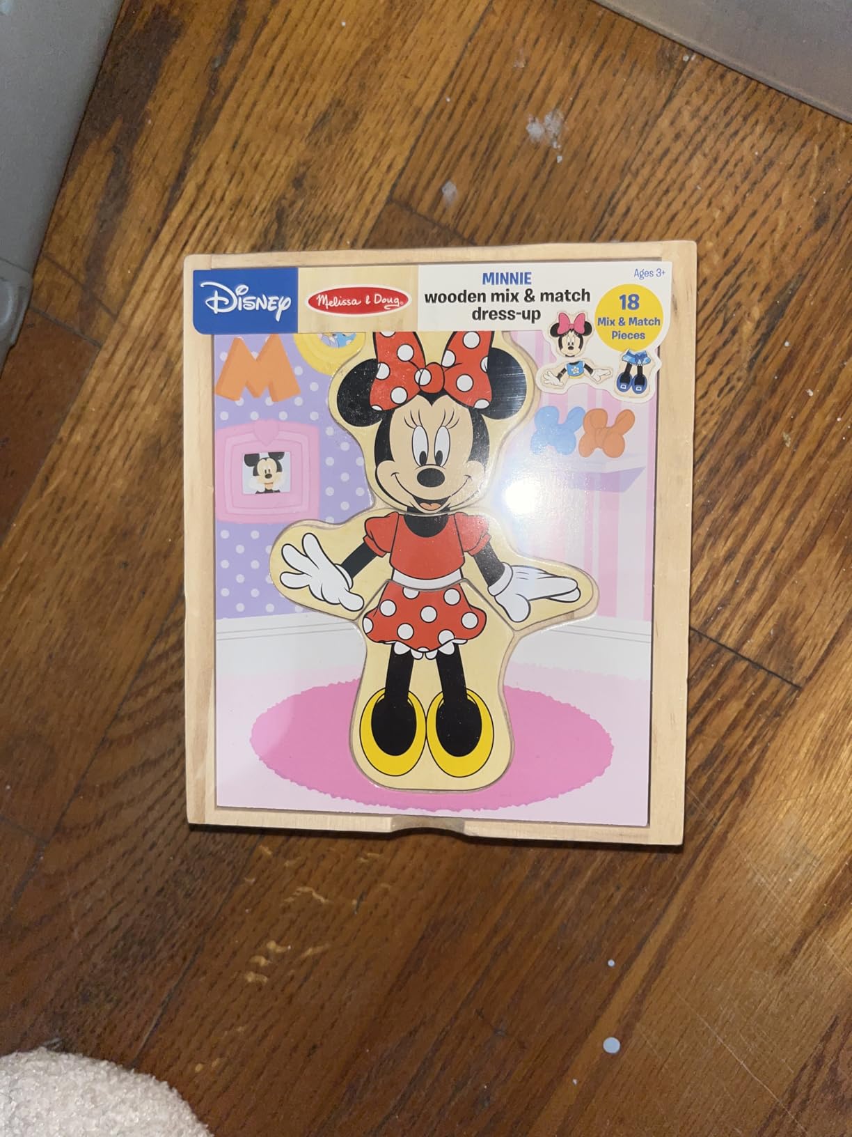 Melissa & Doug Disney Minnie Mouse Dress-Up Puzzle, 18 Pieces Mix and Match Outfits, Sorting & Matching Toy with Storage Case, Educational Puzzle for Toddlers Ages 3+ Customer Review Melissa & Doug Disney Minnie Mouse Dress-Up Puzzle, 18 Pieces Mix and Match Outfits, Sorting & Matching Toy with Storage Case, Educational Puzzle for Toddlers Ages 3+ - Customer Photo 4