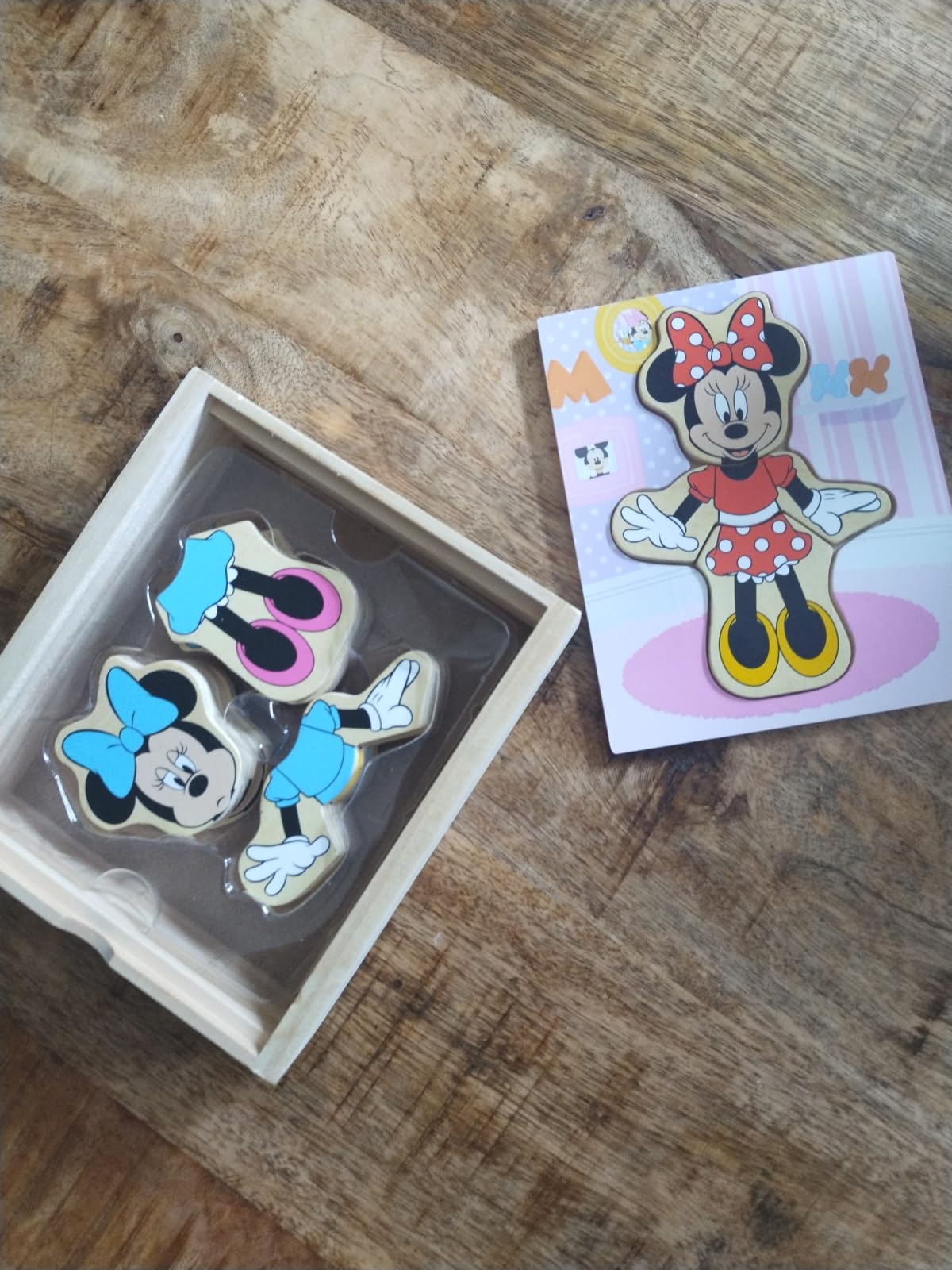 Melissa & Doug Disney Minnie Mouse Dress-Up Puzzle, 18 Pieces Mix and Match Outfits, Sorting & Matching Toy with Storage Case, Educational Puzzle for Toddlers Ages 3+ Customer Review Melissa & Doug Disney Minnie Mouse Dress-Up Puzzle, 18 Pieces Mix and Match Outfits, Sorting & Matching Toy with Storage Case, Educational Puzzle for Toddlers Ages 3+ - Customer Photo 5