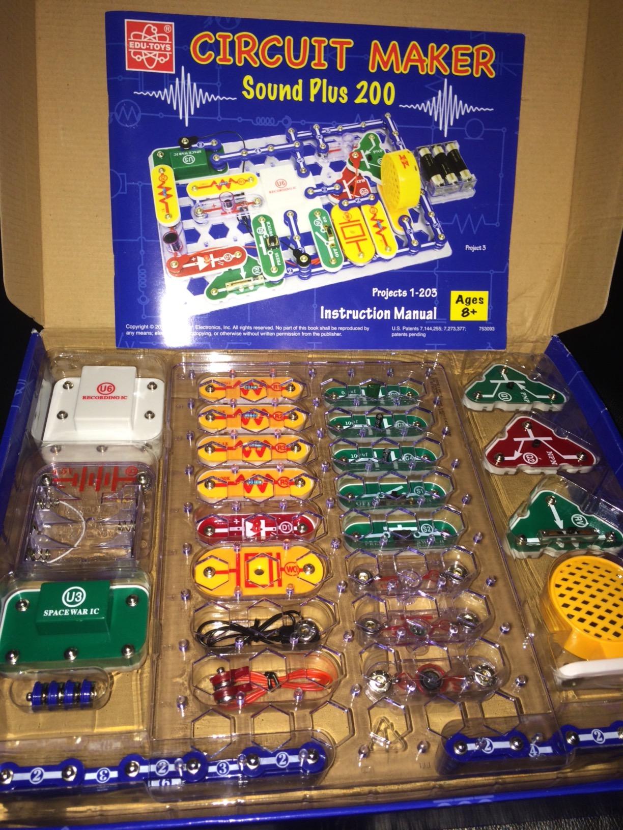 Snap Circuits 203 Electronics Exploration Kit | Over 200 STEM Projects | Full Color Project Manual | 42 Snap Modules | Unlimited Fun - Customer Photo 2