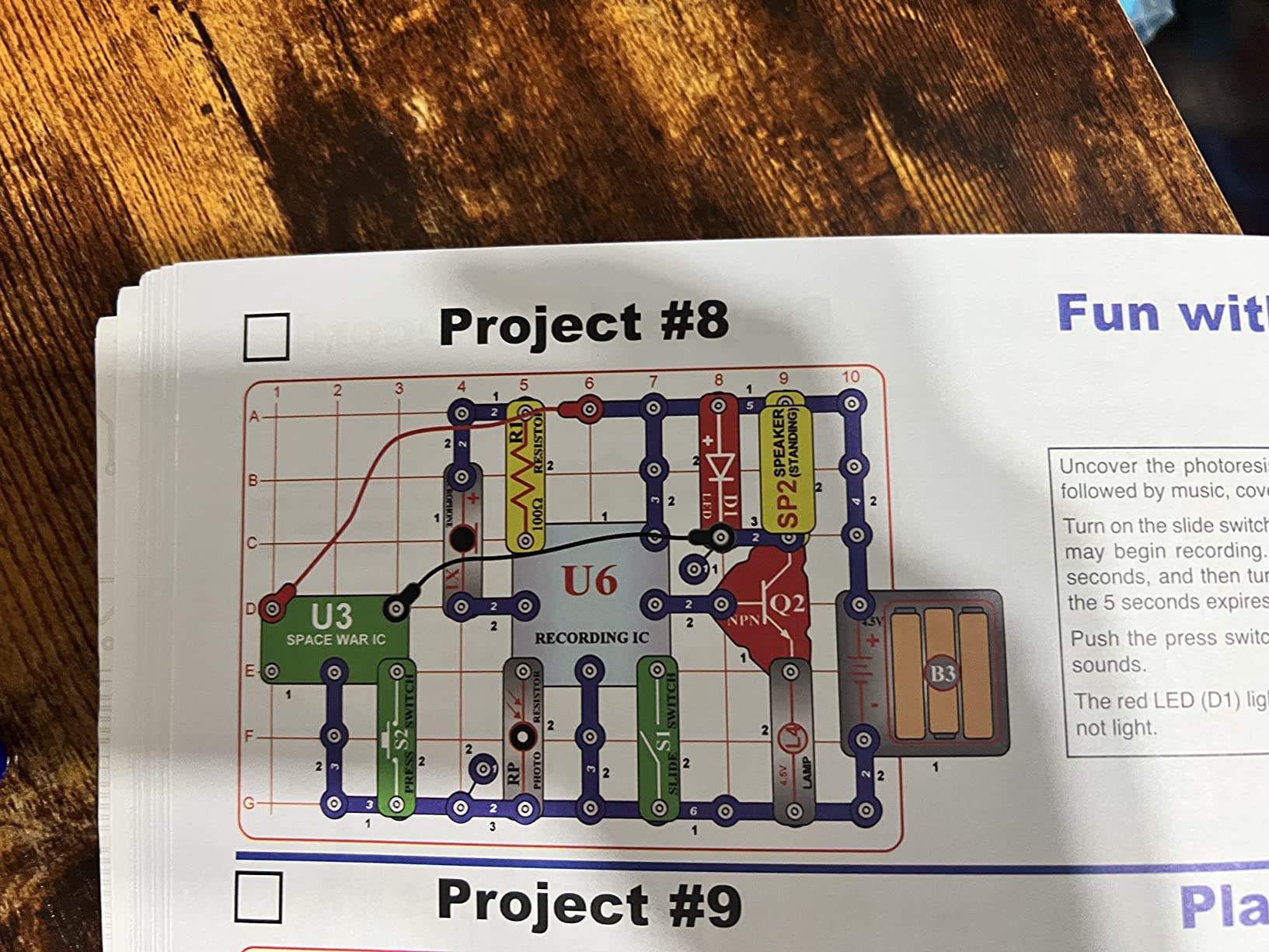 Snap Circuits 203 Electronics Exploration Kit | Over 200 STEM Projects | Full Color Project Manual | 42 Snap Modules | Unlimited Fun - Customer Photo 4