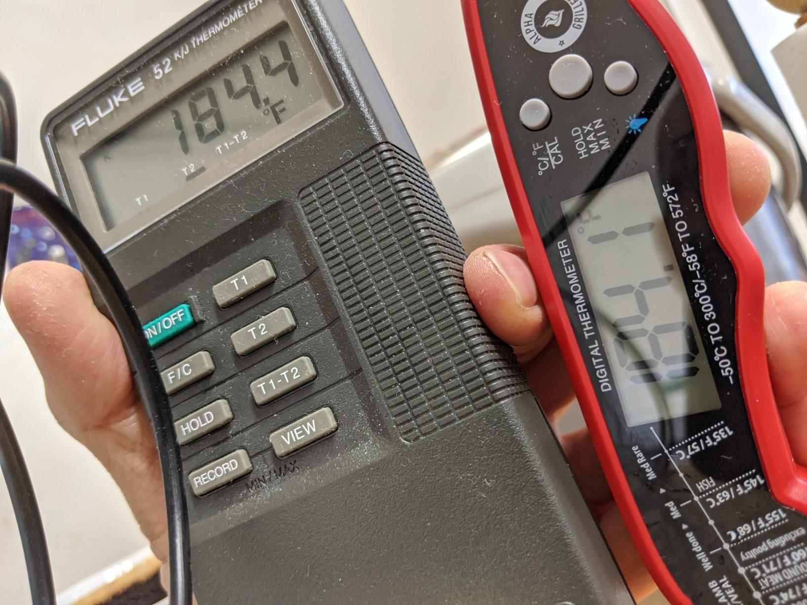 Alpha Grillers Meat Thermometer Digital - Instant Read Food Thermometer for Cooking and Grilling Stocking Stuffers for Men Christmas Gifts for Men - Customer Photo 2