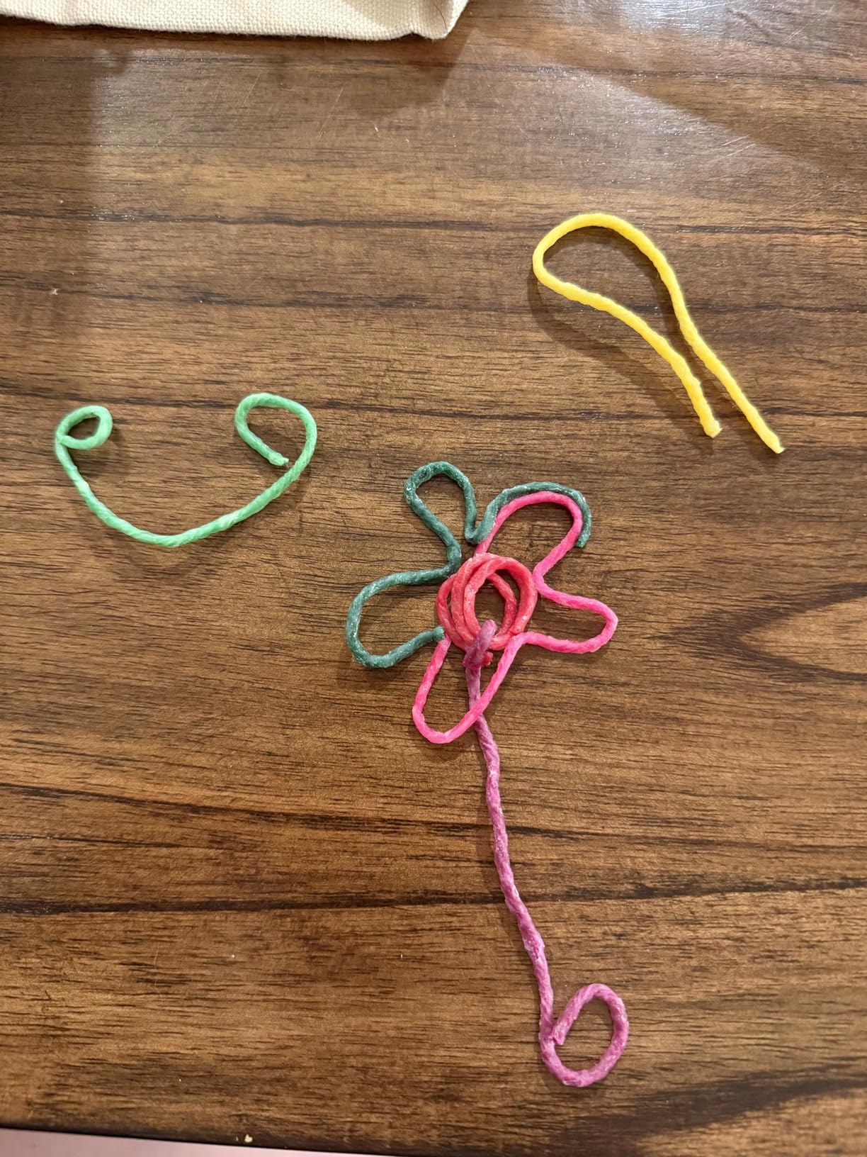 Wikki Stix for Doodlers - Kid's Travel Essential: Portable Creativity On-The-Go! Pack of 24 Wikki Stix in Neon and Primary Colors. Made in USA ! 3 & Up. - Customer Photo 4