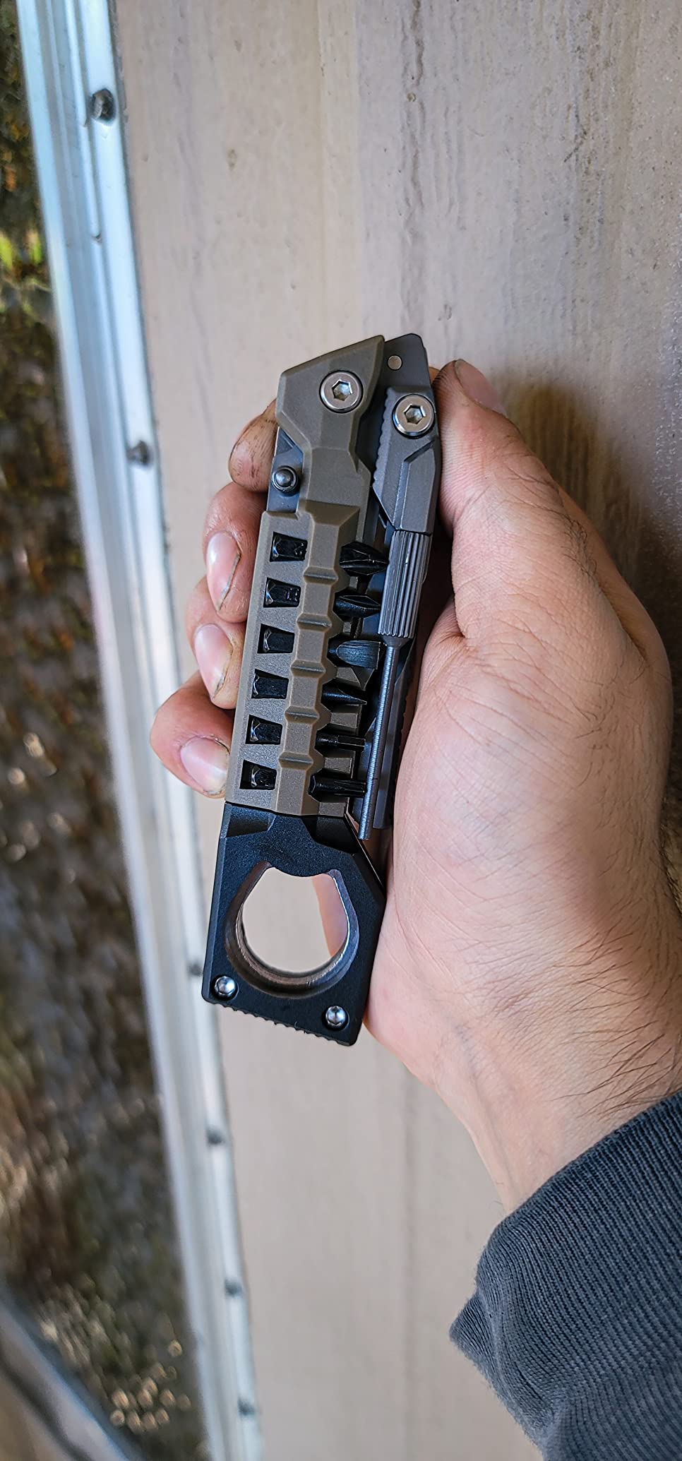 Real Avid Pistol Tool for Gun Maintenance | 19 in 1 Pistol Multitool & Handgun Utility Tool for Striker Fired & 1911 Platforms, Includes 1911 Bushing Wrench, Tanto Knife & Laser Sights Adjusters - Customer Photo 1