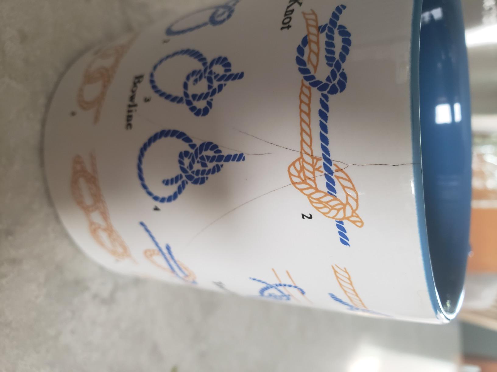 The Unemployed Philosophers Guild How To Tie Knots Mug - Learn to Make 8 Different Knots Over Coffee, Comes in a Gift Box, Rope Included, 12 oz Customer Review The Unemployed Philosophers Guild How To Tie Knots Mug - Learn to Make 8 Different Knots Over Coffee, Comes in a Gift Box, Rope Included, 12 oz - Customer Photo 3