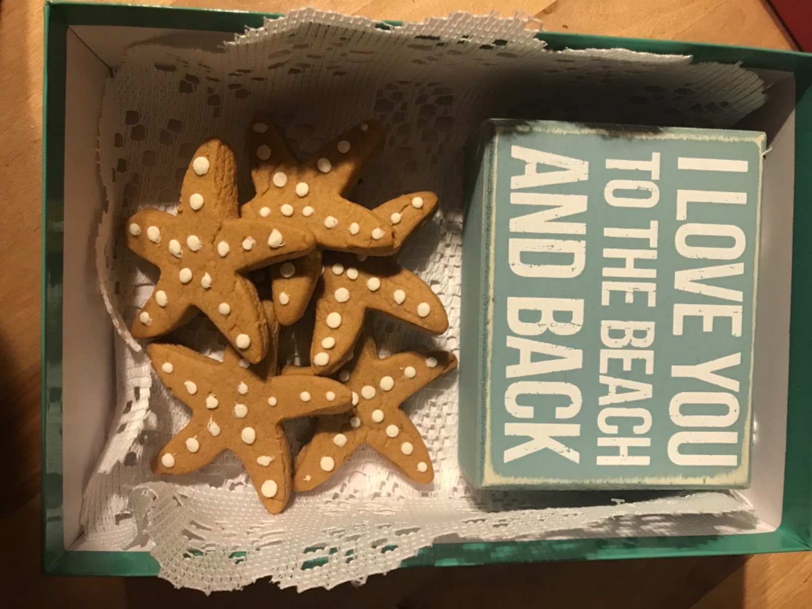 Primitives by Kathy I Love You to The Beach and Back Box Sign (27360), Small - Customer Photo 1