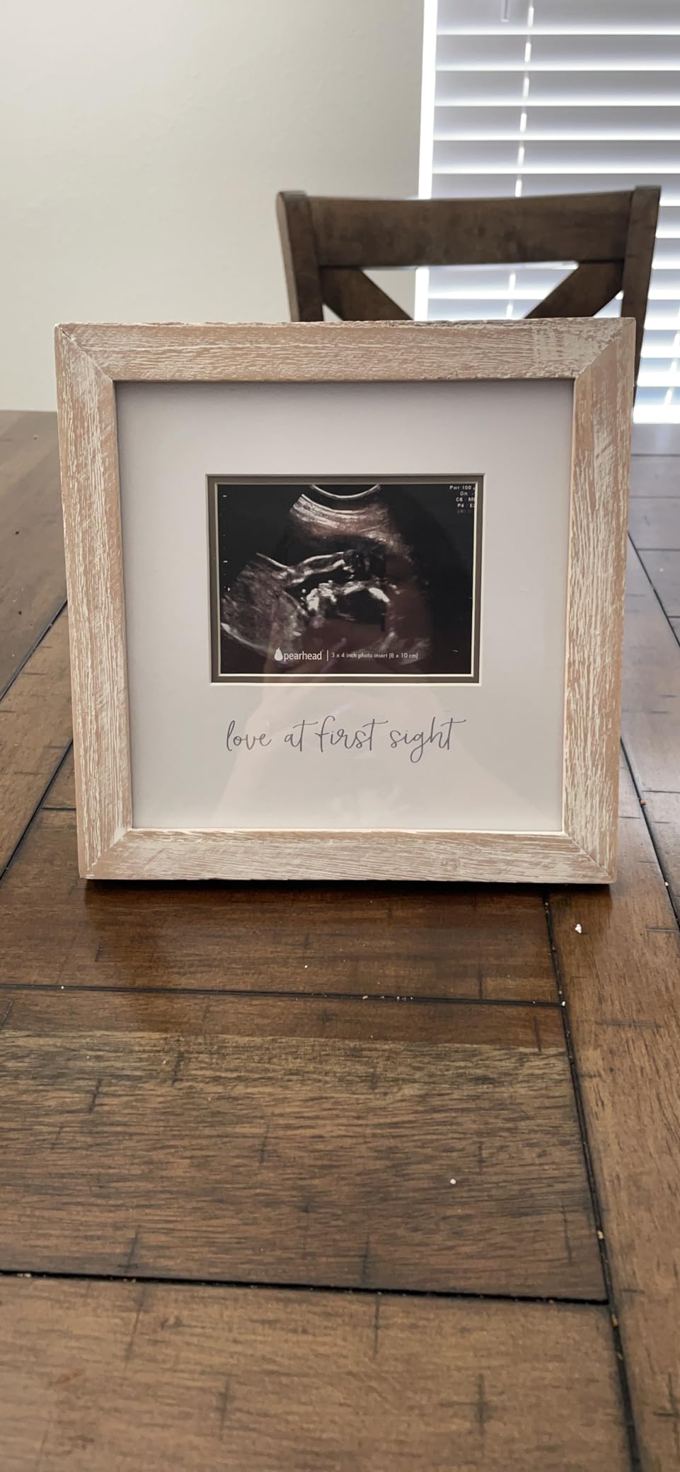 Pearhead Love at First Sight Sonogram Picture Frame, Gender Neutral Ultrasound Keepsake, Ideal Pregnancy Gift, Baby Shower and Nursery Decor, 4 Pearhead Love at First Sight Sonogram Picture Frame, Gender Neutral Ultrasound Keepsake, Ideal Pregnancy Gift, Baby Shower and Nursery Decor, 4