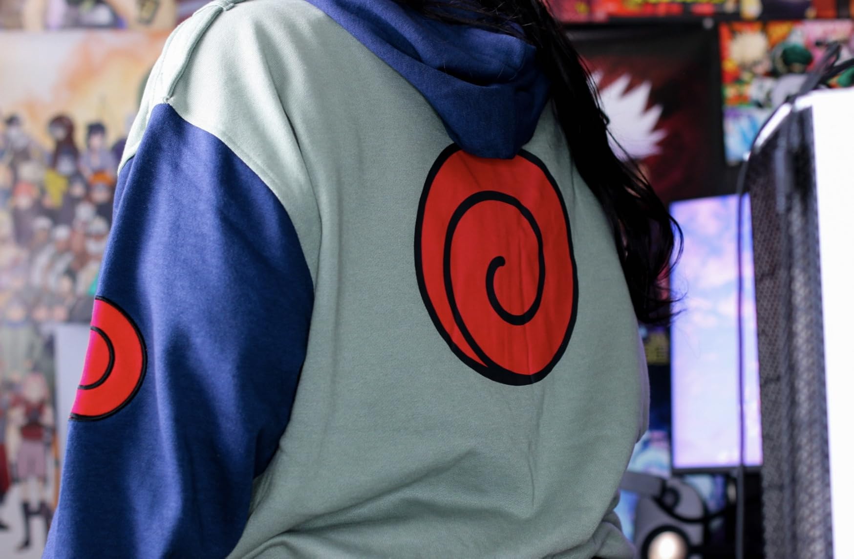 Ripple Junction Naruto Shippuden Men's Authentic Full Zip Hooded Sweatshirt w/Chest Pockets Epaulettes Officially Licensed Customer Review Ripple Junction Naruto Shippuden Men's Authentic Full Zip Hooded Sweatshirt w/Chest Pockets Epaulettes Officially Licensed - Customer Photo 5