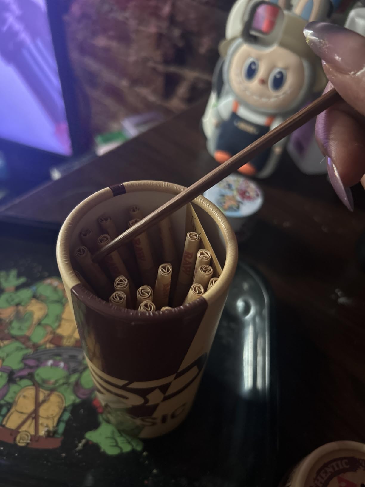 RAW Cones Classic King Size - 50 Pack - Slow Burning Pre Rolled Cones made of Paper with Tips & Packing Tubes Included - Customer Photo 1