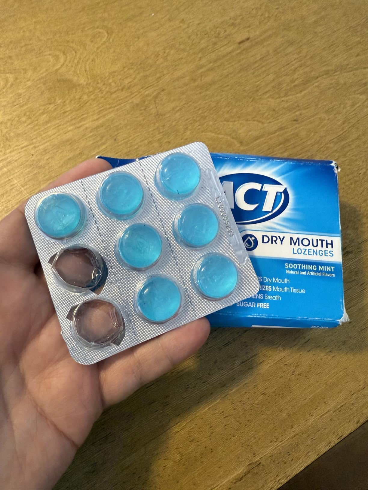 ACT Dry Mouth Lozenges with Xylitol, Soothing Mint, 36 Lozenges Customer Review ACT Dry Mouth Lozenges with Xylitol, Soothing Mint, 36 Lozenges - Customer Photo 4