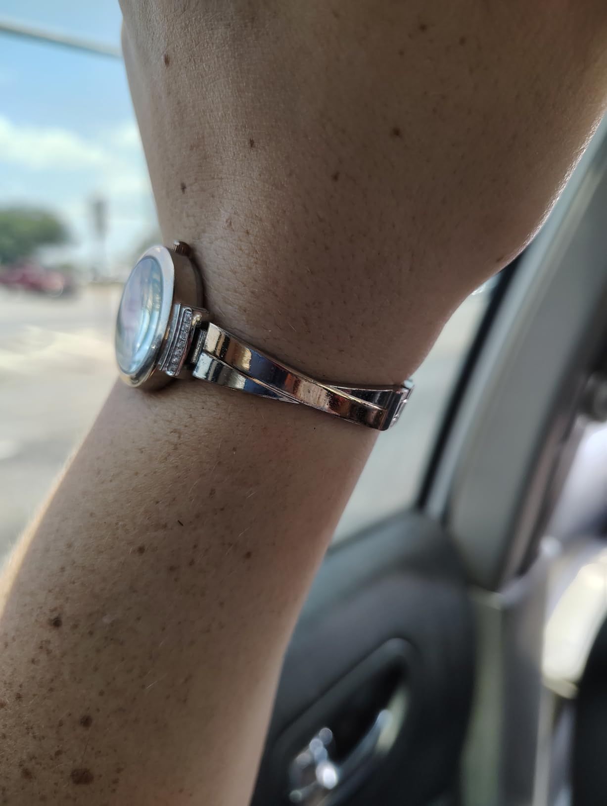 Anne Klein Women's Premium Crystal Accented Bangle Watch Set, AK/2245 - Customer Photo 2