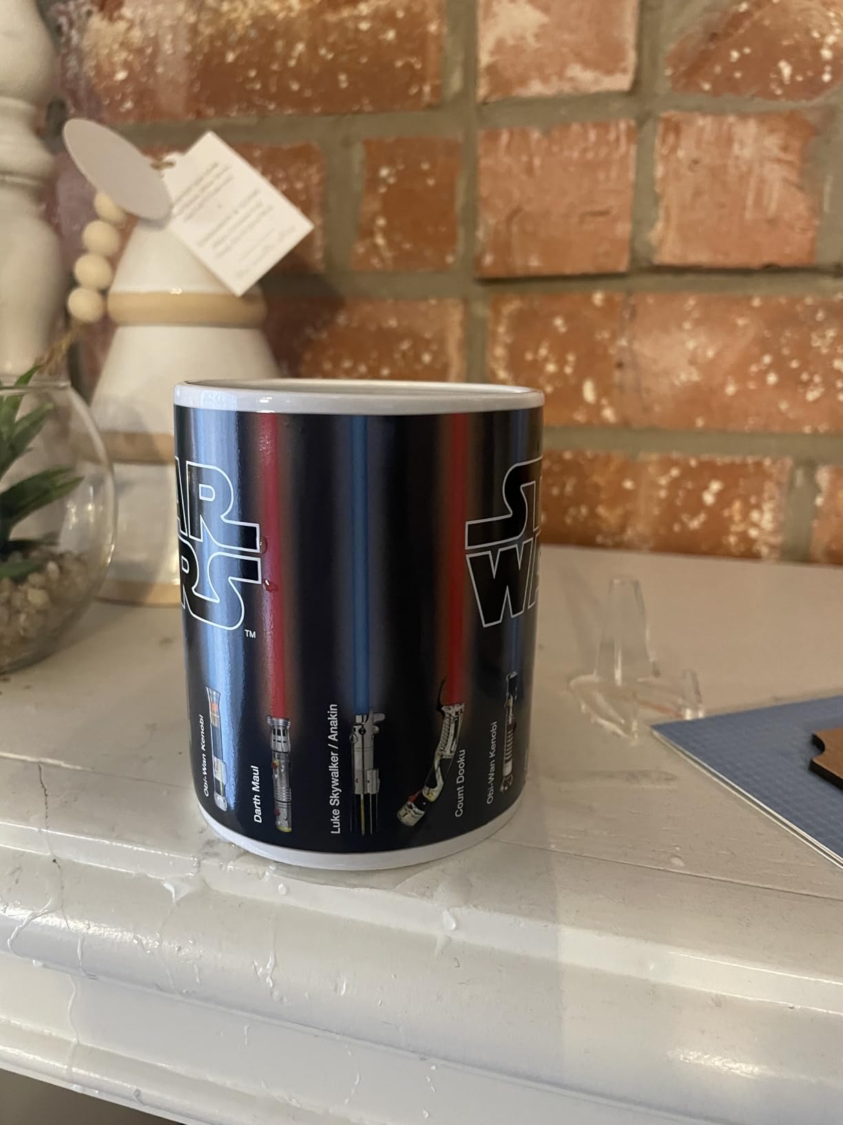 Benair USA Star Wars Mug, Lightsabers Appear With Heat (12 oz) - Fragile - Customer Photo 1
