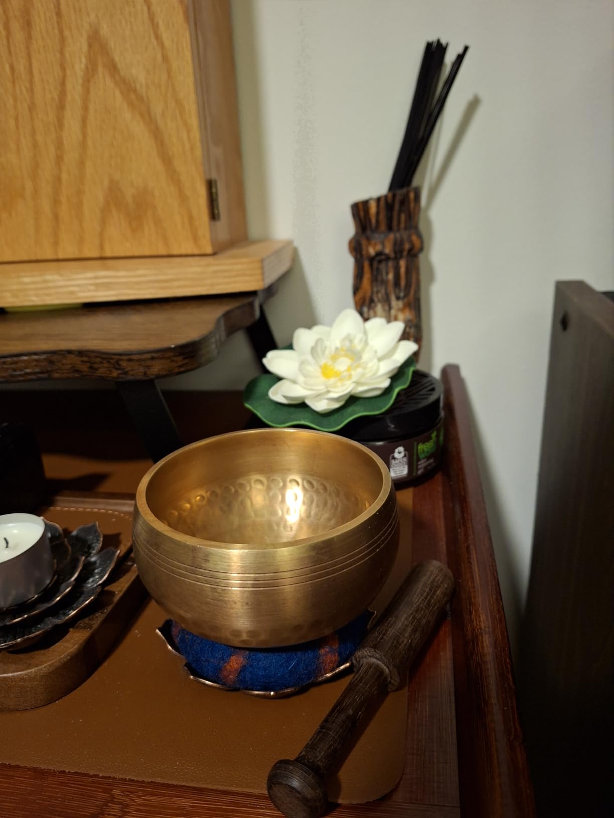 Handcrafted Tibetan Singing Bowl Set – 3.5