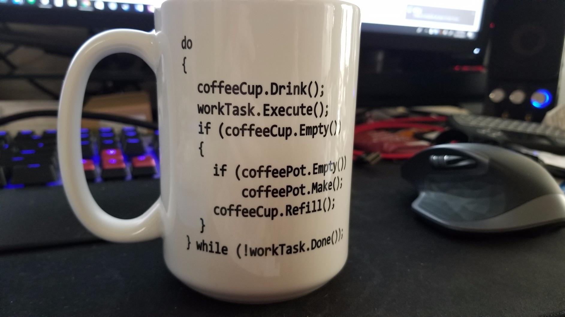 Computer Science Coffee Mug - C++ Programmer Coder Gift 11 Oz. - Verified Code - Customer Photo 2