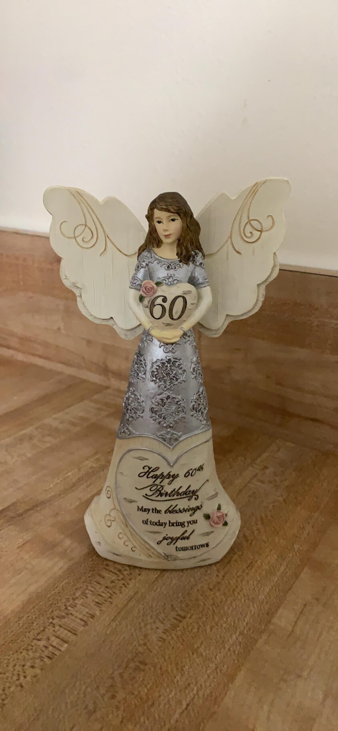 Pavilion Elements Angels Figurine - Guardian Angel Figure Display - Happy 60th Birthday May The Blessings of Today Bring You Joyful Tomorrows Printed Text, Collectibles Angel Figurines, 6 Pavilion Elements Angels Figurine - Guardian Angel Figure Display - Happy 60th Birthday May The Blessings of Today Bring You Joyful Tomorrows Printed Text, Collectibles Angel Figurines, 6
