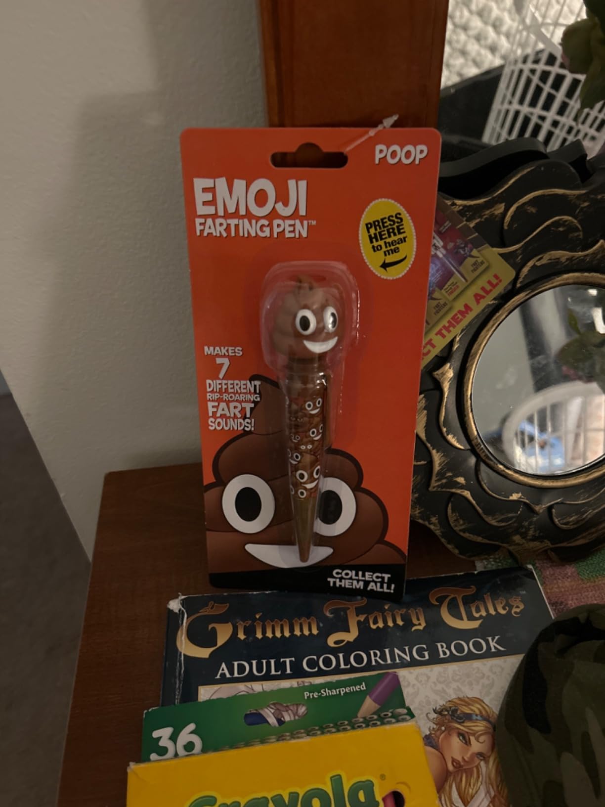 Farting Poop Pen Makes 7 Funny Fart Sounds - Perfect Stocking Stuffers for Kids, Teens & Boys - This Poop Pen Makes Funny Gifts for Christmas - Fart Pen Gag Gifts & White Elephant Gift (Original) - Customer Photo 2