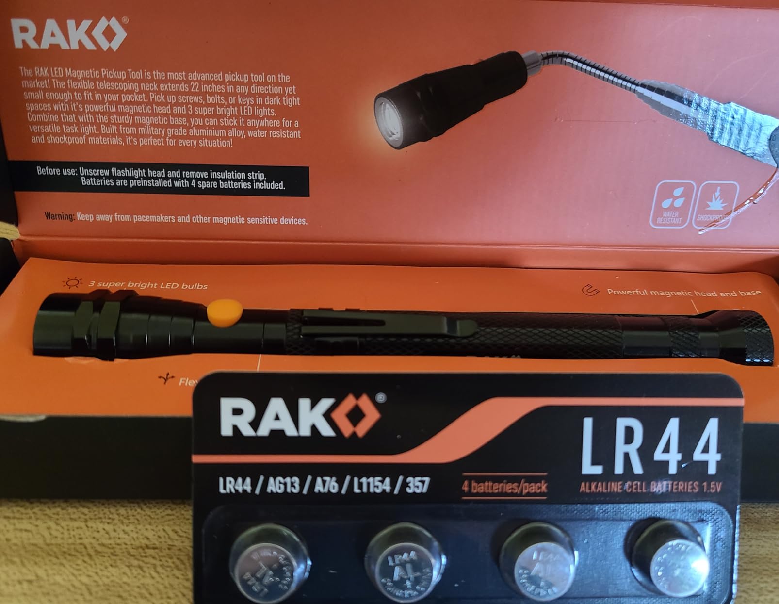 RAK Magnetic Pickup Tool Gifts for Men - Telescoping Magnet with LED Flashlight and 22 Inches Extendable Neck, Cool Gadgets Stocking Stuffer Holiday Christmas Gifts for Dad, Husband, Grandpa, Handyman Customer Review RAK Magnetic Pickup Tool Gifts for Men - Telescoping Magnet with LED Flashlight and 22 Inches Extendable Neck, Cool Gadgets Stocking Stuffer Holiday Christmas Gifts for Dad, Husband, Grandpa, Handyman - Customer Photo 1