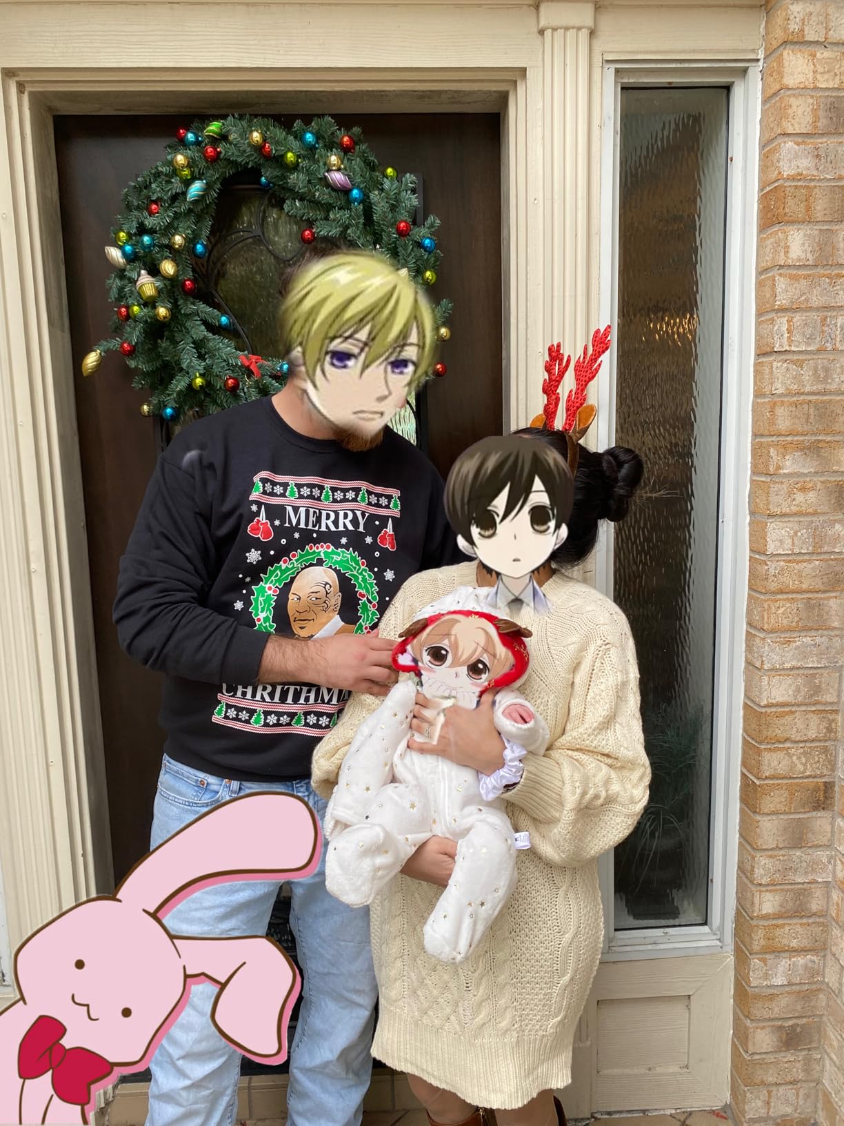 Wild Bobby Merry Chrithmith Ugly Christmas Sweater Unisex Crewneck Graphic Sweatshirt - Customer Photo 1