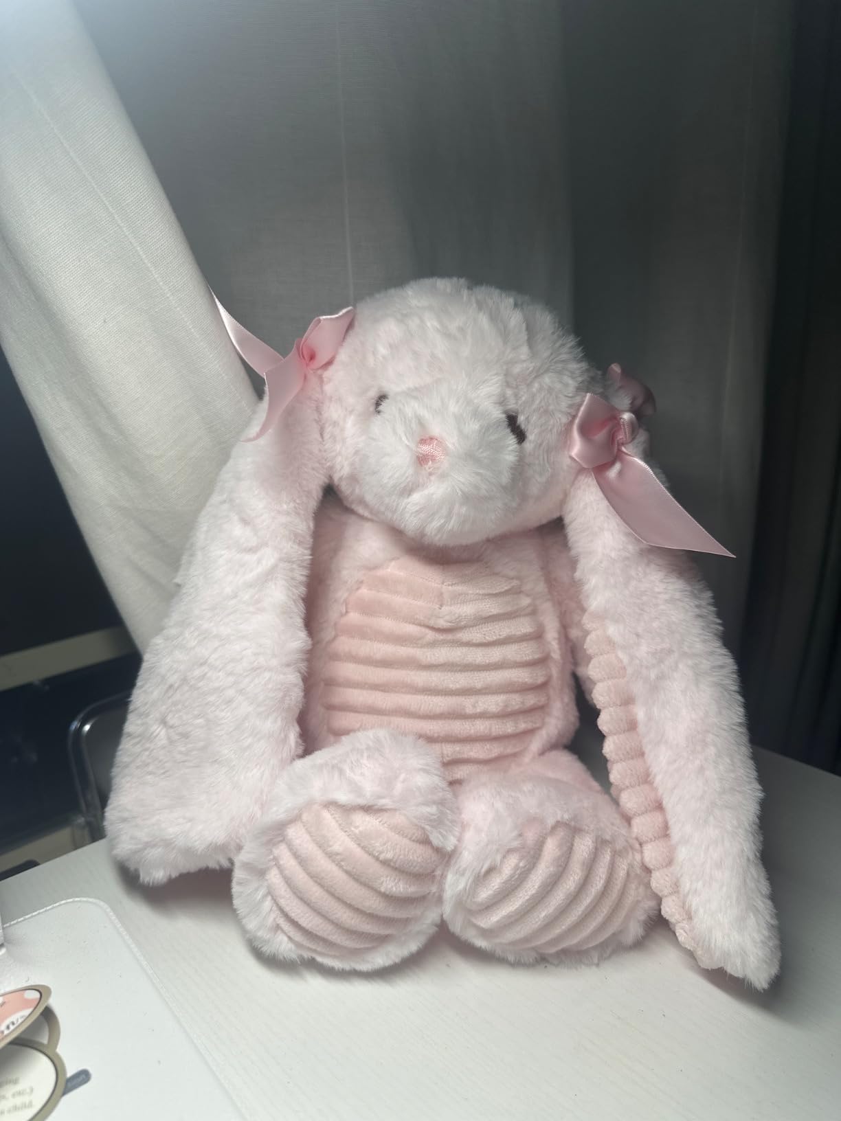 Bearington Bun Bun The Plush Easter Bunny, 14 Inch Pink Bunny Easter Stuffed Animal - Customer Photo 3