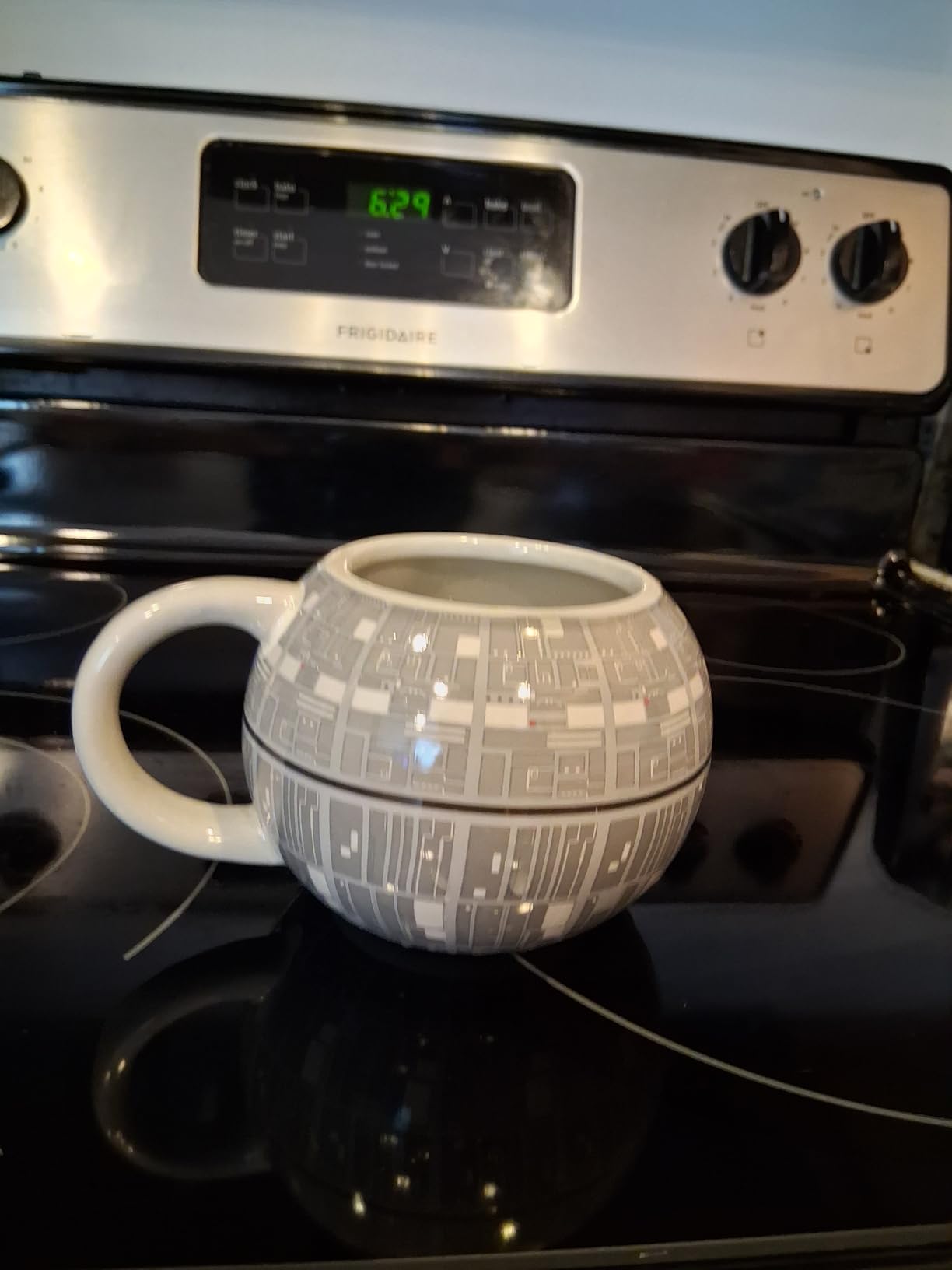 Silver Buffalo Star Wars Death Star 3D Sculpted Ceramic Coffee Mug Customer Review Silver Buffalo Star Wars Death Star 3D Sculpted Ceramic Coffee Mug - Customer Photo 2