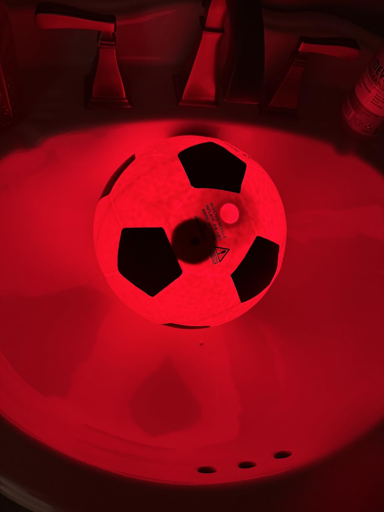 GlowCity Glow in The Dark Soccer Ball - Sizes 3, 4, 5 for Kids, Teens & Adults - Light Up Soccer Ball with 2 LED Lights - Sports Birthday Gifts Ideas for Boys & Teenagers Ages 6 7 8 9 10 11 12 13 14 - Customer Photo 2