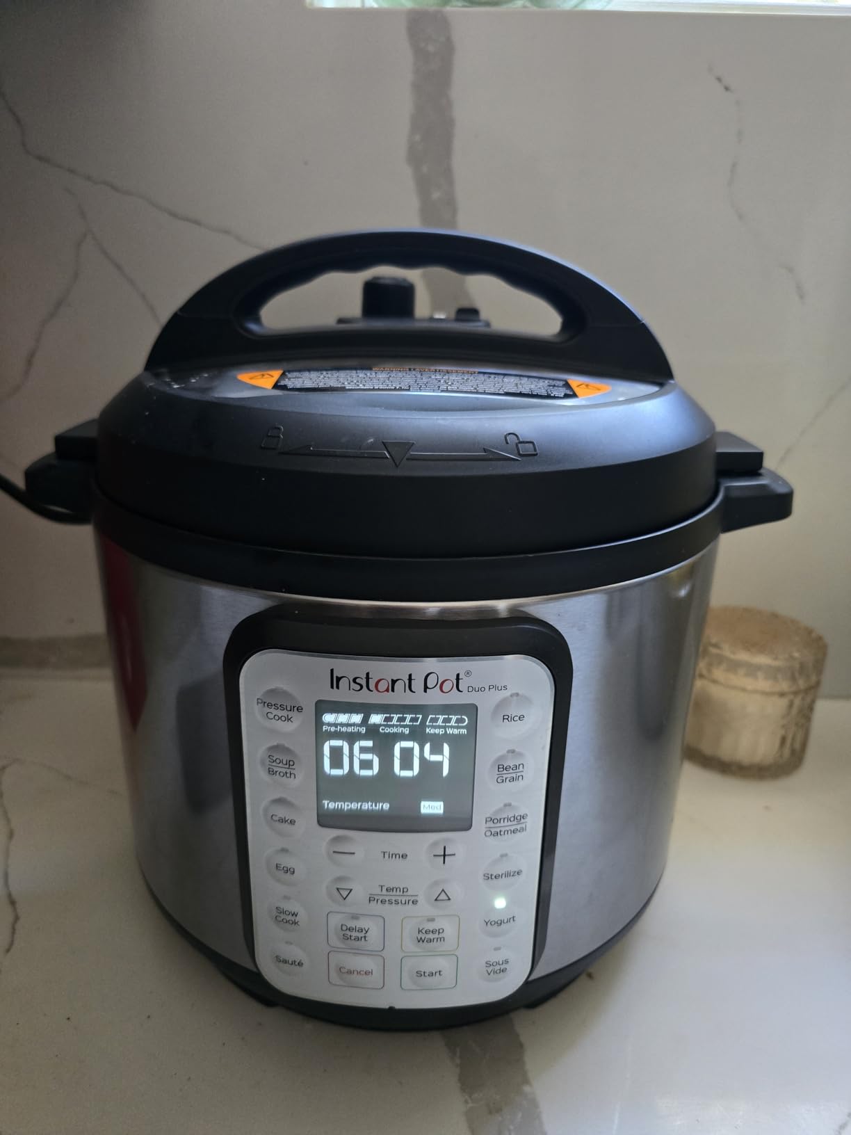 Instant Pot Duo Plus 9-in-1 Multicooker, Pressure Cooker, Slow Cook, Rice Maker, Steamer, Sauté, Yogurt, Warmer & Sterilizer, Includes App With Over 800 Recipes, Stainless Steel, 6 Quarts - Customer Photo 2