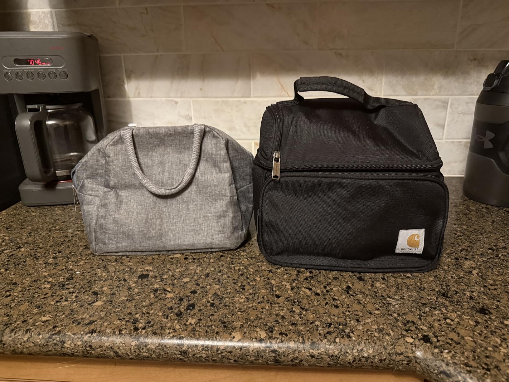 Carhartt Camping Cooler, Worksite Lunchbox, Soft Shell Lunch Bag for Construction Sites, Work and Everyday Use, Brown - Customer Photo 2