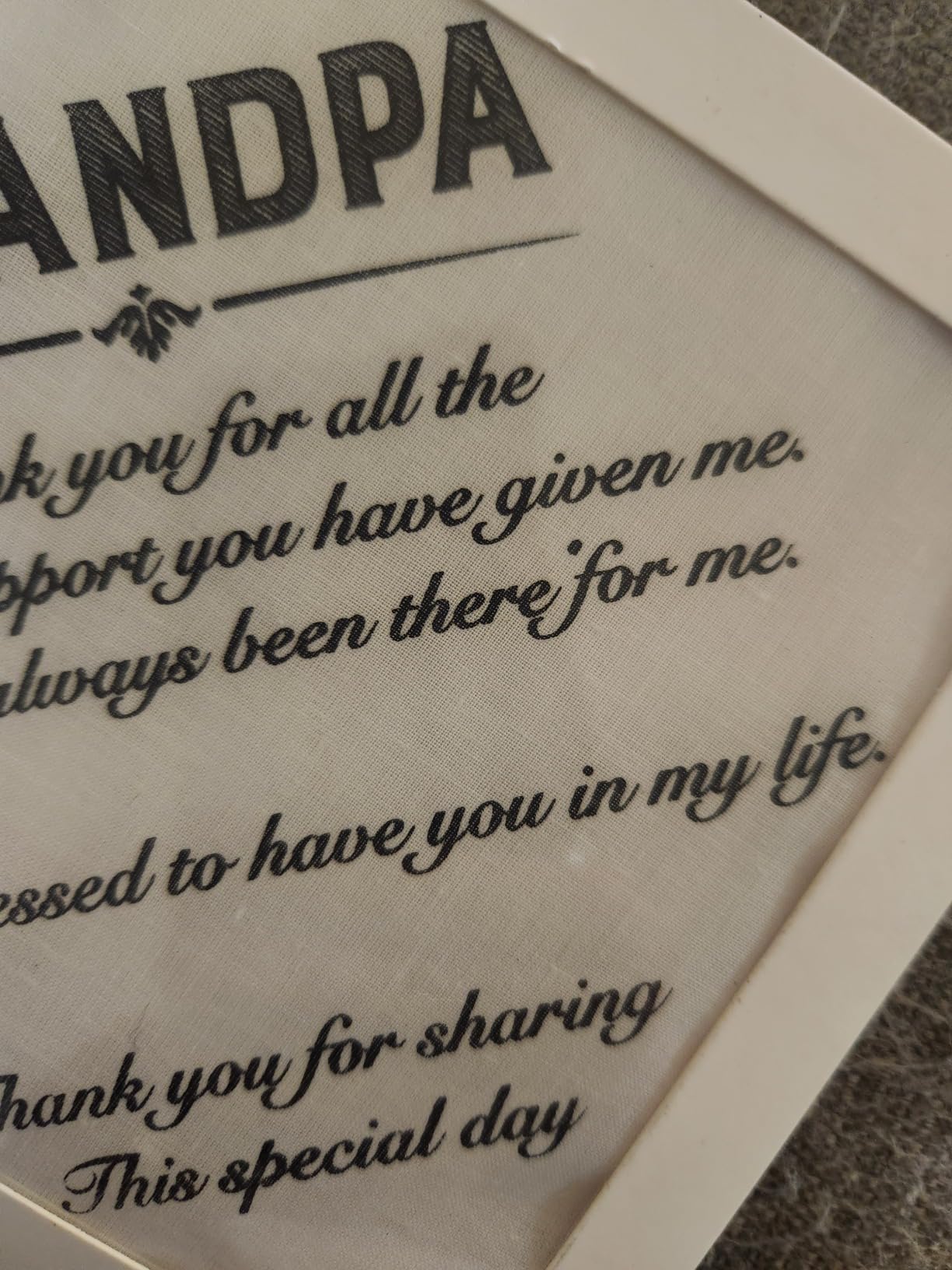Father Of The Bride Handkerchief Gifts Wedding Gift From Daughter, White Handkerchiefs For Bridal's Father Customer Review Father Of The Bride Handkerchief Gifts Wedding Gift From Daughter, White Handkerchiefs For Bridal's Father - Customer Photo 3
