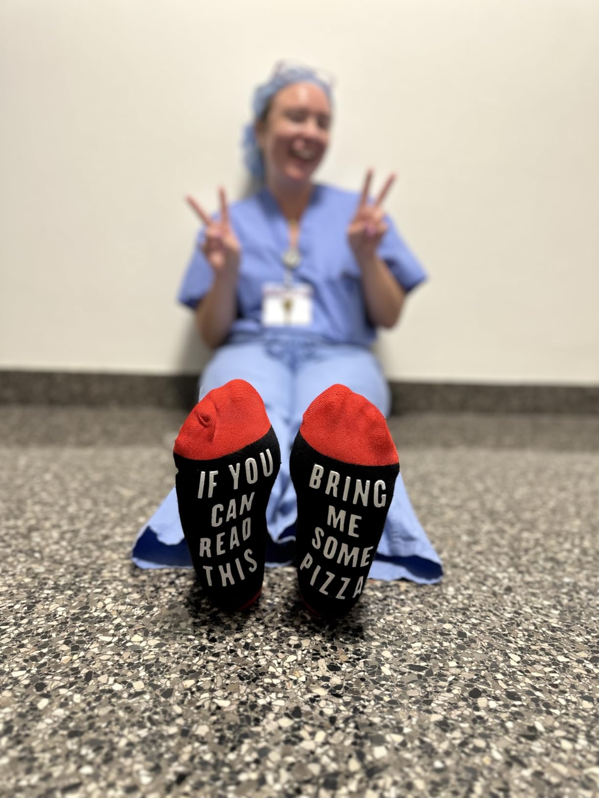 Lavley Food Socks - Hilarious gift for food lovers and snack fans - Great gag gift or stocking stuffer for holidays Customer Review Lavley Food Socks - Hilarious gift for food lovers and snack fans - Great gag gift or stocking stuffer for holidays - Customer Photo 1