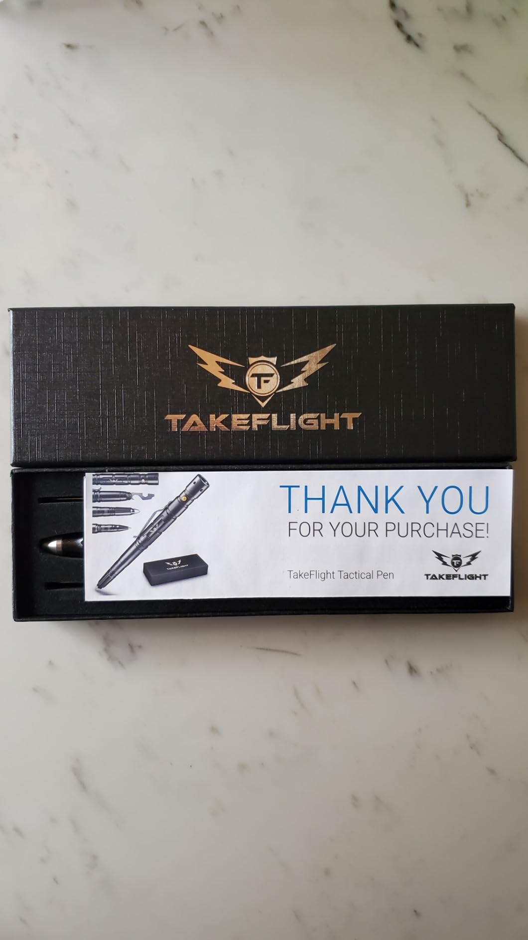 Tactical Pen with Flashlight – Multitool EDC Pen with Glass Breaker & Bottle Opener, Gift for Men & Women, Stocking Stuffer or Father's Day Gadget - Customer Photo 1