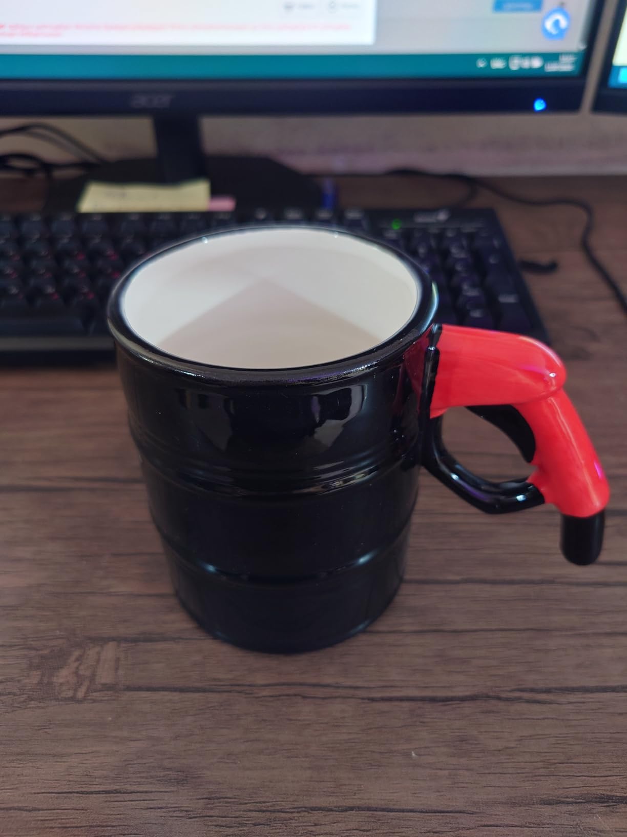 Scissors Handle Coffee Mug, 11oz - Fairly Odd Novelties - Fun Barber Hairdresser Arts 7 Crafts Tea Cup Gift - Customer Photo 1