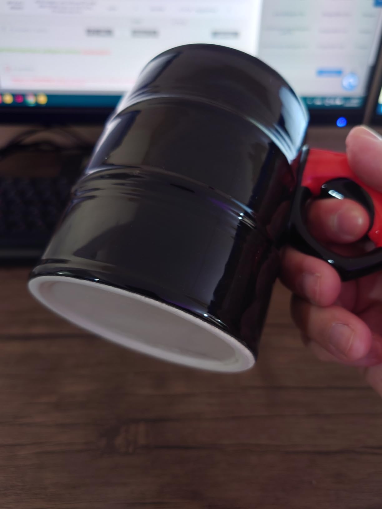 Scissors Handle Coffee Mug, 11oz - Fairly Odd Novelties - Fun Barber Hairdresser Arts 7 Crafts Tea Cup Gift - Customer Photo 2