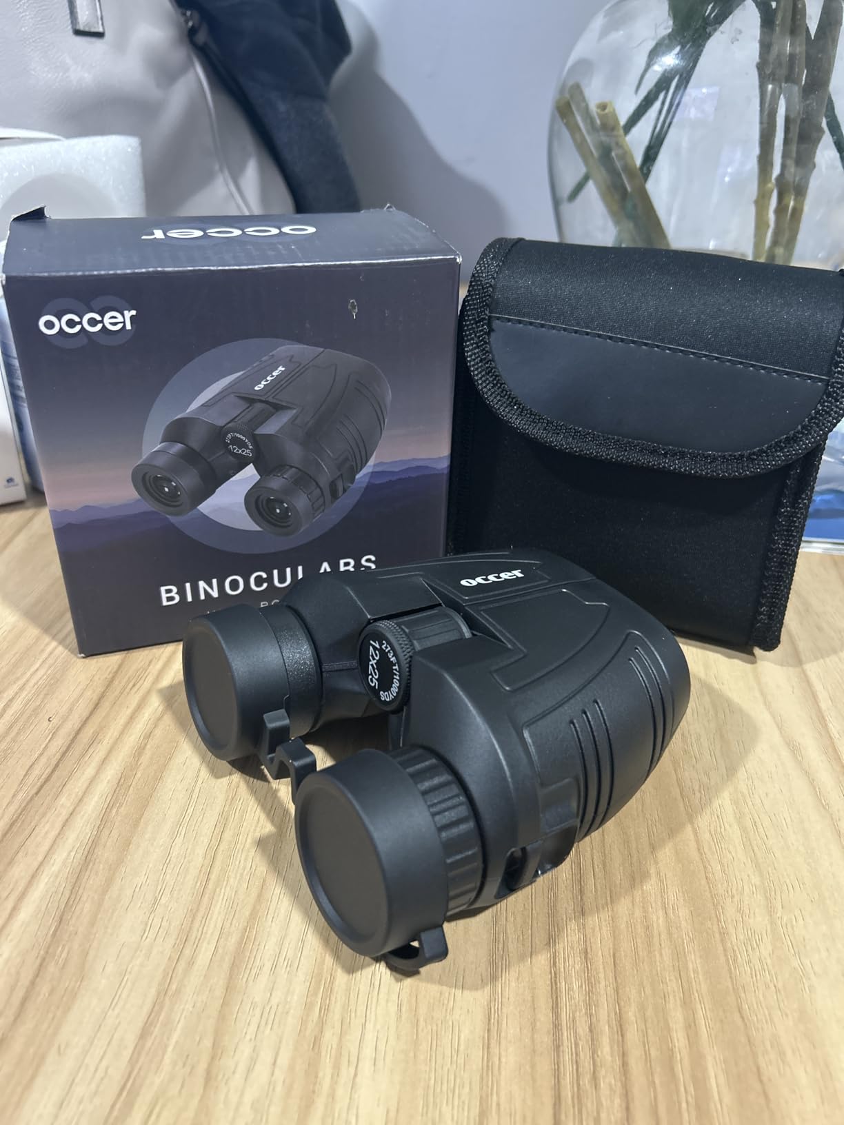 Occer 12x25 Compact Binoculars for Adults and Kids, Large Eyepiece Waterproof Binocular with Low Light Vision,High Powered Easy Focus Binoculars for Bird Watching,Outdoor Hunting,Travel,Sightseeing Customer Review Occer 12x25 Compact Binoculars for Adults and Kids, Large Eyepiece Waterproof Binocular with Low Light Vision,High Powered Easy Focus Binoculars for Bird Watching,Outdoor Hunting,Travel,Sightseeing - Customer Photo 1
