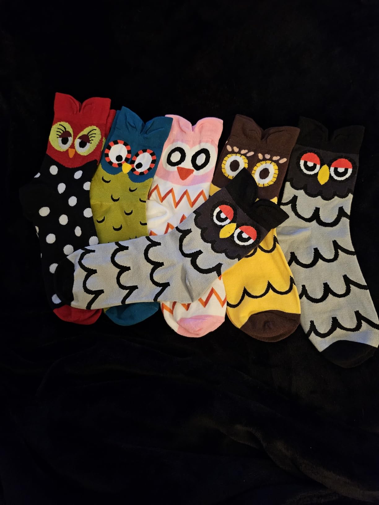 Jeasona Women's Cat Socks Cat Gifts Cute Animal Socks Dog Owl Gifts for Women - Customer Photo 1