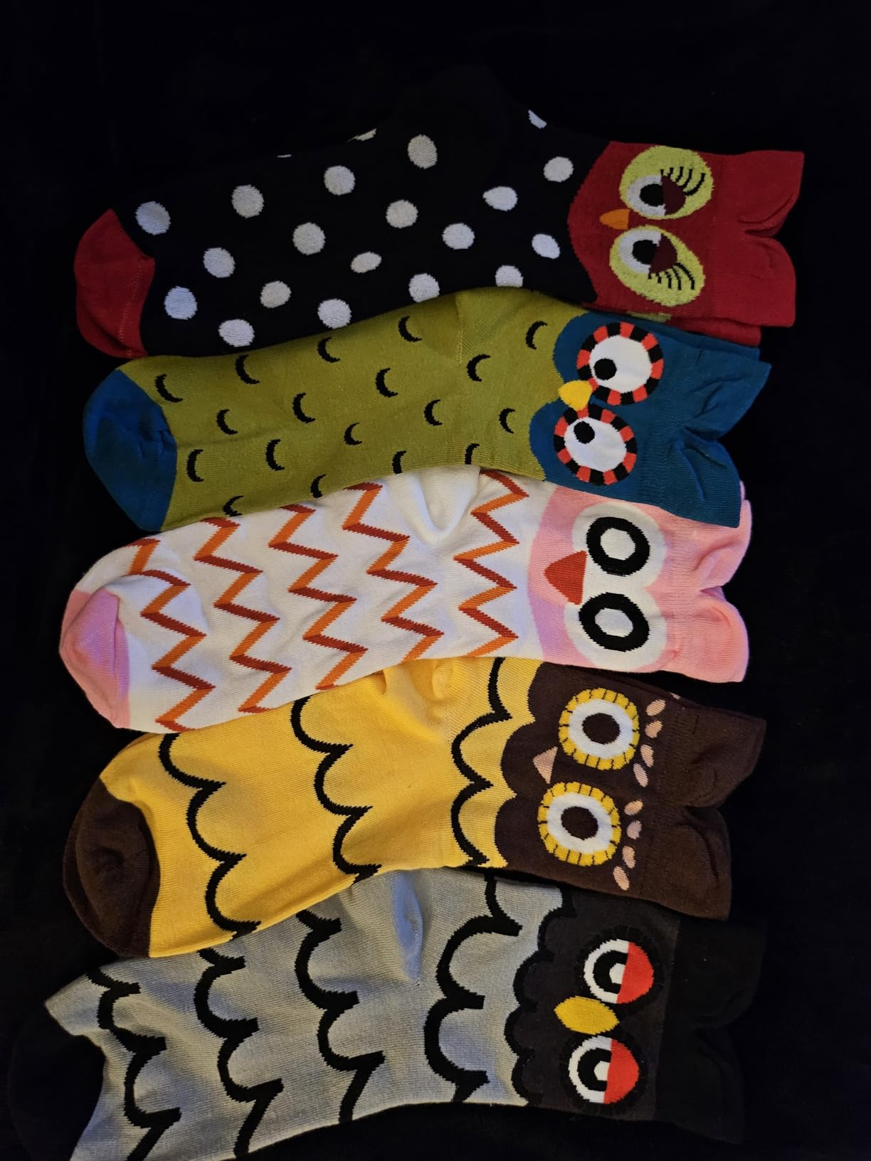 Jeasona Women's Cat Socks Cat Gifts Cute Animal Socks Dog Owl Gifts for Women - Customer Photo 2