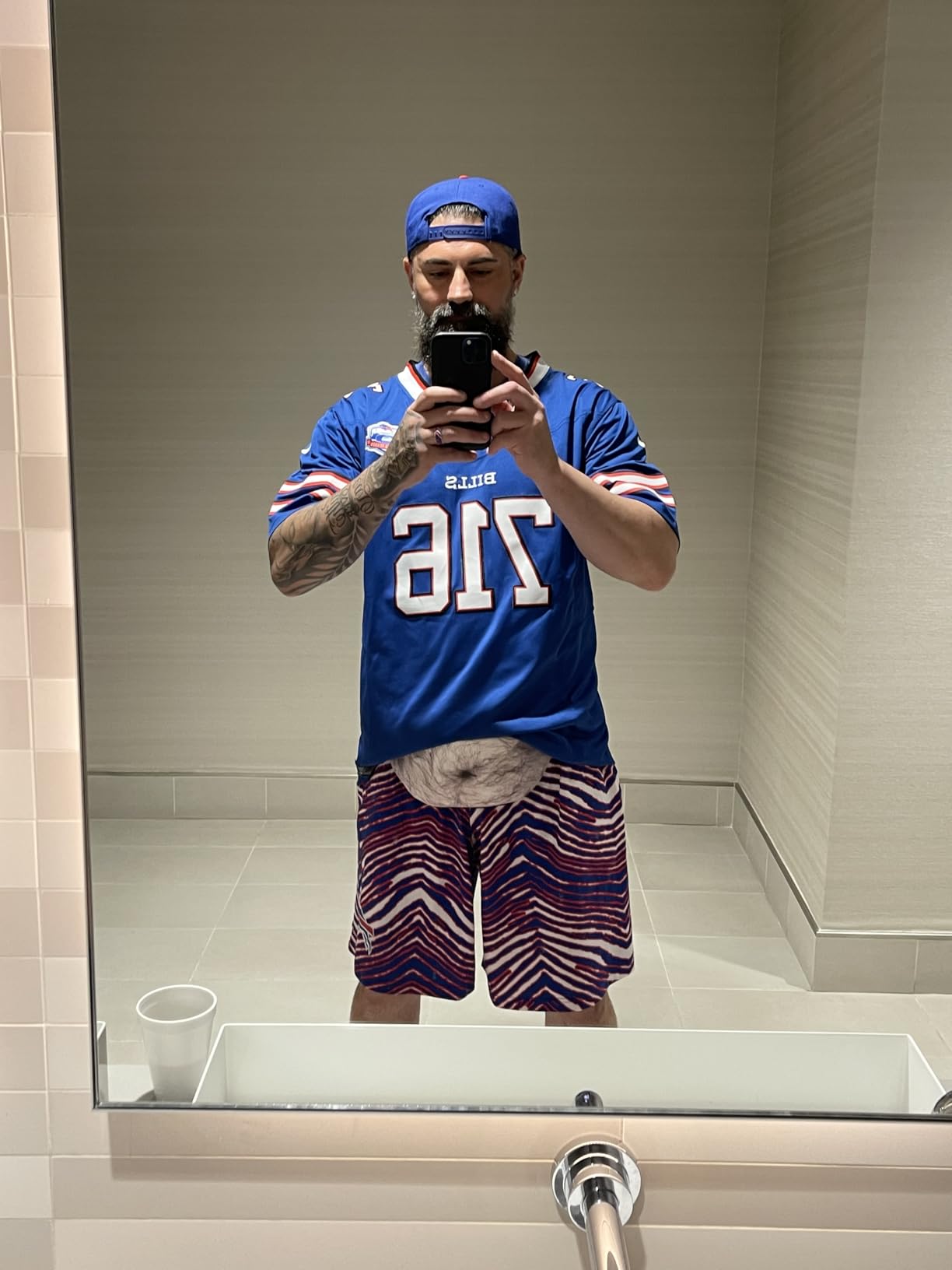 Funny White Elephant Gifts for Men Women Gag gifts Christmas Gift Exchange,Belly Fanny Pack Dad Bag Fake Beer Belly Waist Pack Unisex Waist Bag Customer Review Funny White Elephant Gifts for Men Women Gag gifts Christmas Gift Exchange,Belly Fanny Pack Dad Bag Fake Beer Belly Waist Pack Unisex Waist Bag - Customer Photo 1