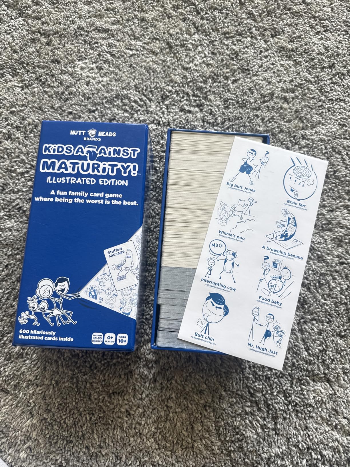 Kids Against Maturity: Funny Family Card Game for Kids & Adults | Hilarious Party Game for Family Game Night | Fun Family Game for Kids Ages 8+, Teens & Parents | 600 Cards - Customer Photo 1