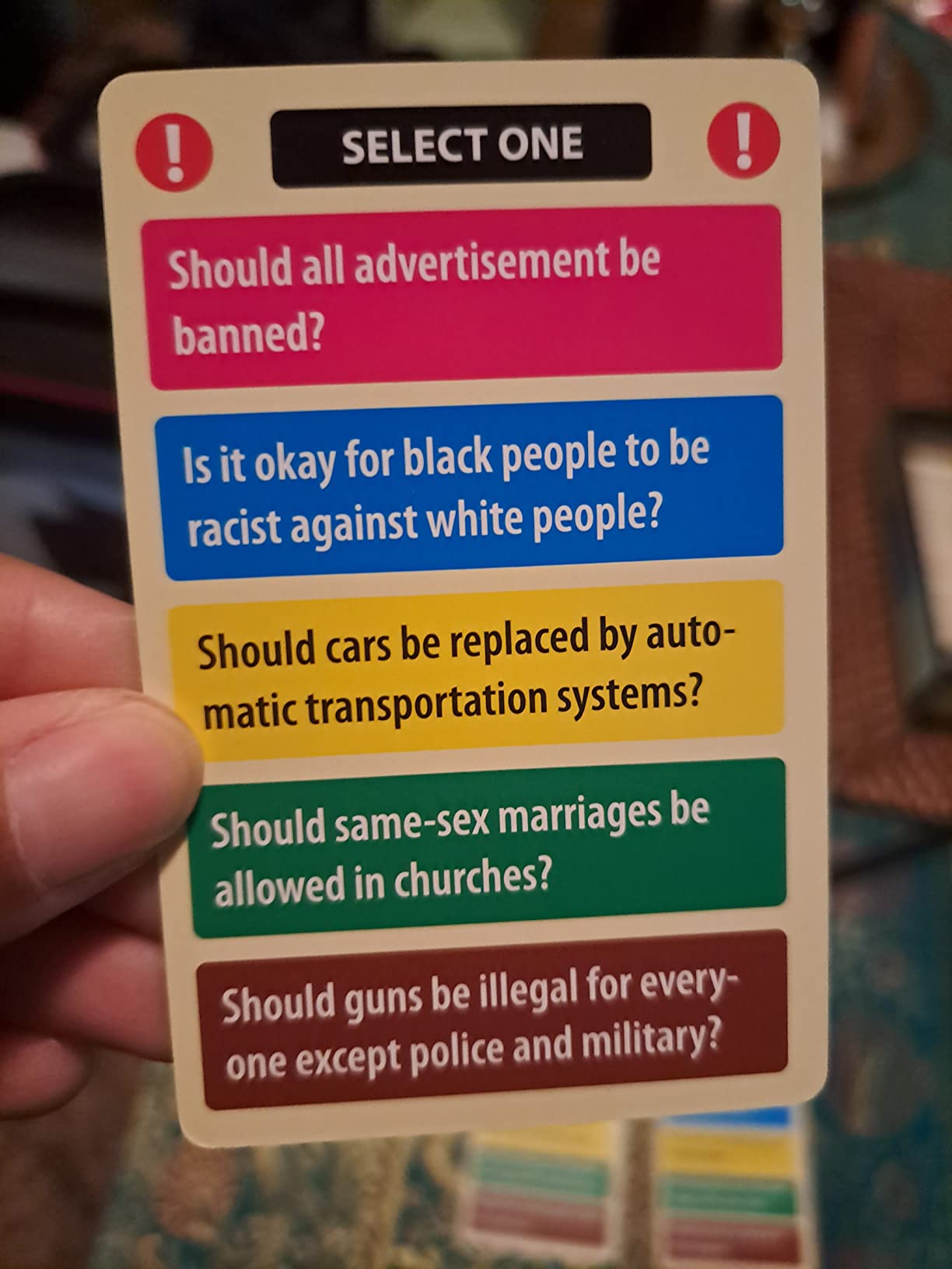 Mindmade Debatable - A Hilarious Party Game for People who Love to Argue - Customer Photo 3