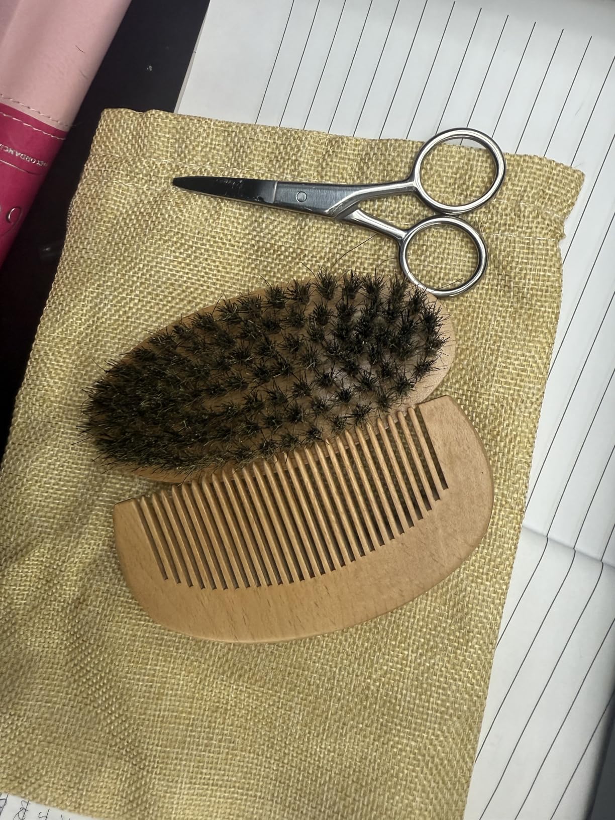 XIKEZAN Beard Kit for Men Care w/Beard Conditioner, Wash, Oil, Balm, Brush, Comb,Birthday Fathers Valentines Gifts for Men Him Dad Husband Boyfriend Christmas Gifts Mens Stocking Stuffers - Customer Photo 3