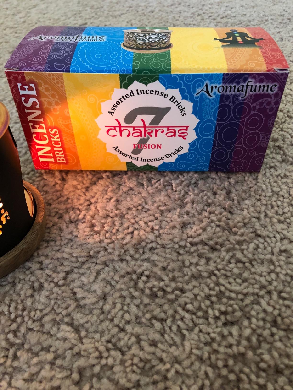 7 Chakra Incense Brick Super Set by Aromafume | 63 Bricks & Tree of Life Exotic Burner | Set for Chakra Balance | Yoga & Meditation Gifts | Incense Kit for Plexus, Root Chakra & More - Customer Photo 2