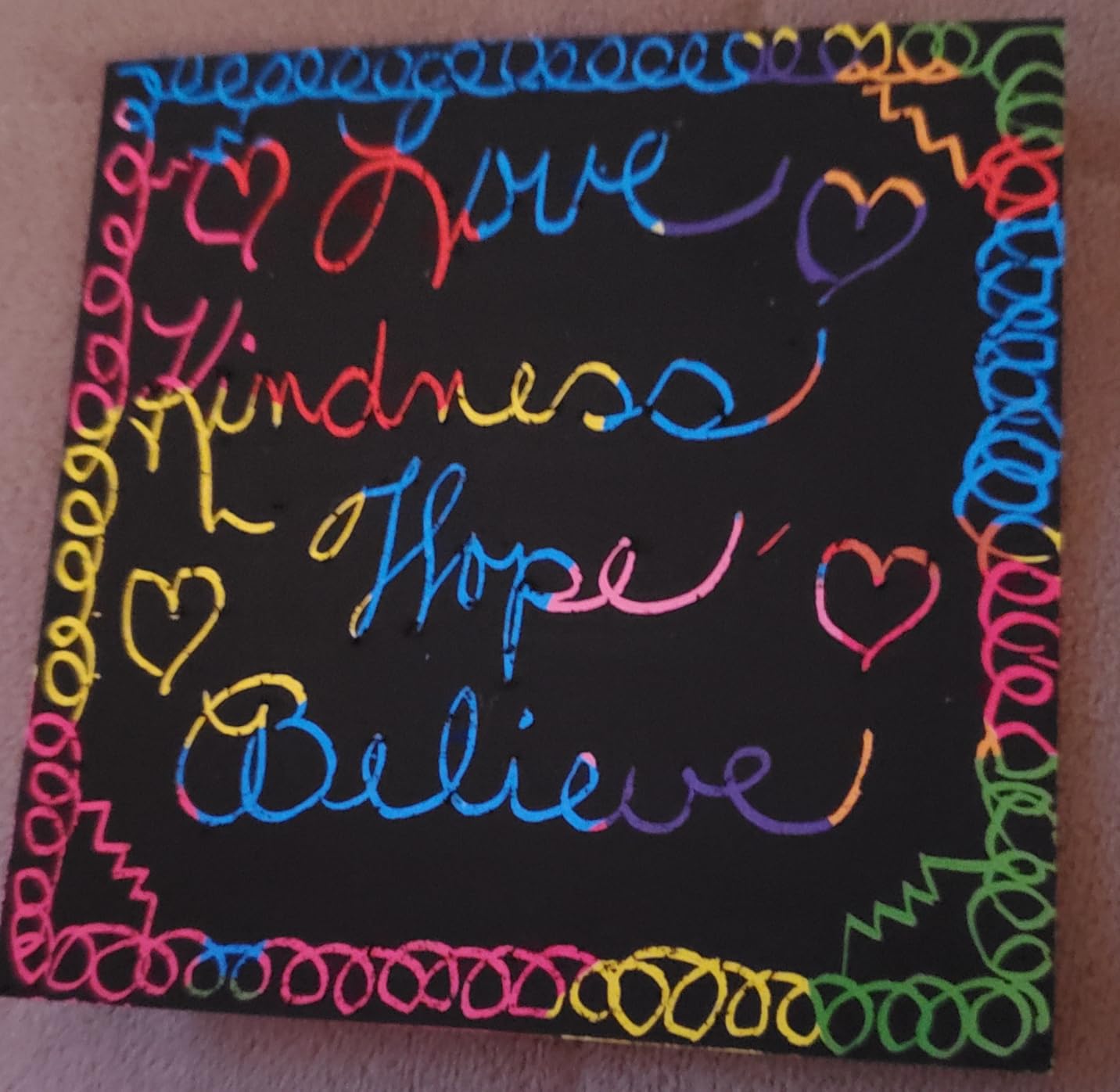 PURPLE LADYBUG Rainbow Holographic Scratch Art Mini Notes - Kids Stocking Stuffers for Teen Girls Gifts Trendy Stuff, Small Gifts for Teens, Tween & Preteen Craft Christmas Gift - Customer Photo 1