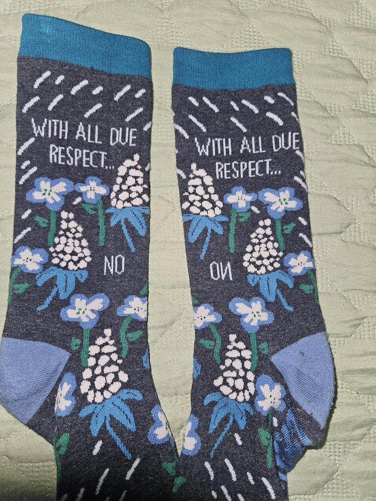 Crazy Dog T-Shirts Womens Empowering Socks Funny Footware for Girls to Make a Statement Customer Review Crazy Dog T-Shirts Womens Empowering Socks Funny Footware for Girls to Make a Statement - Customer Photo 1