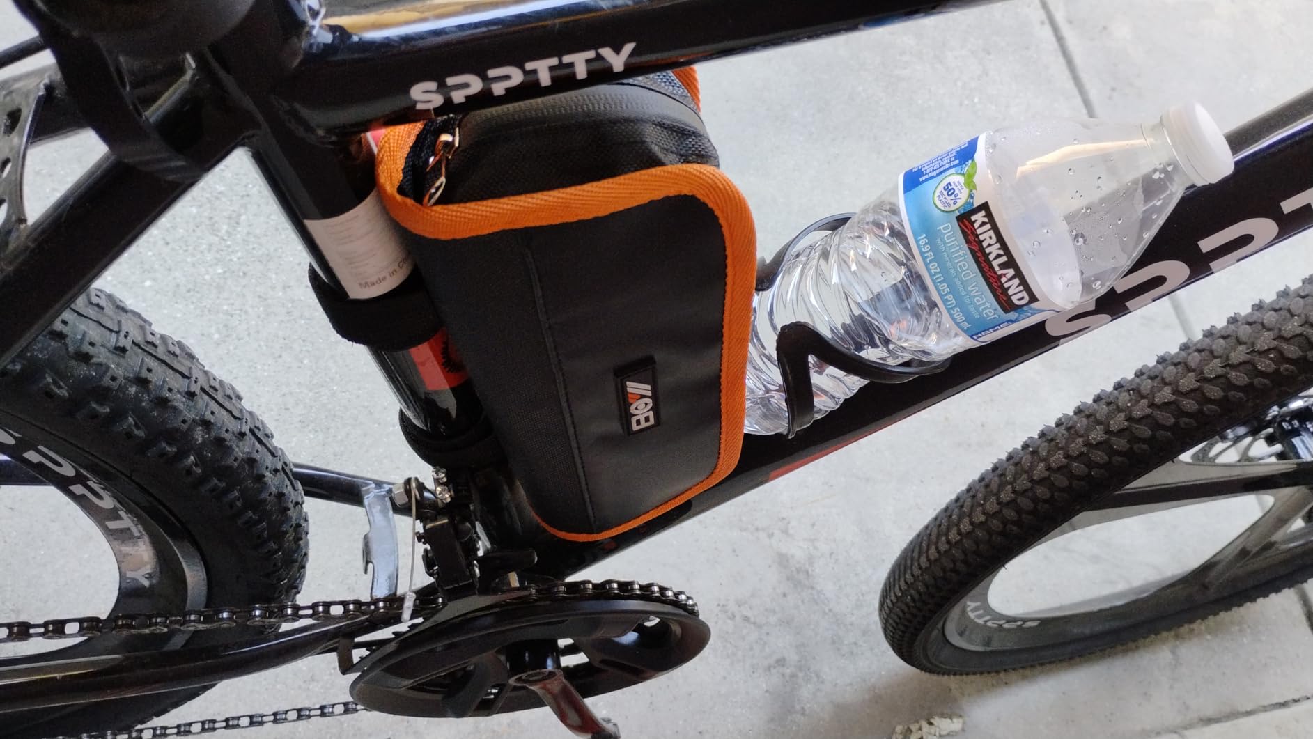 Bicycle Repair Bag With Tire Pump, Portable Tool Kit for Camping Travel - Bike Glueless Patches, Maintenance Essentials All in One Safety Kit - Customer Photo 1