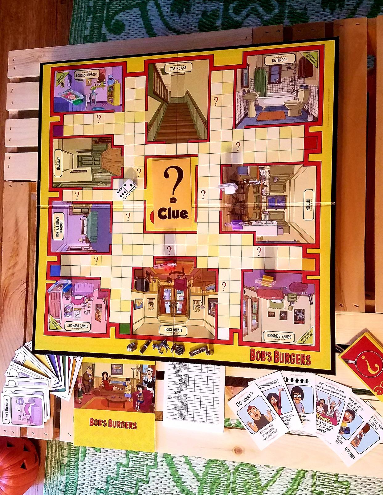 Clue Bobs Burgers Board Game | Themed Bob Burgers TV Show Clue Game - Customer Photo 1