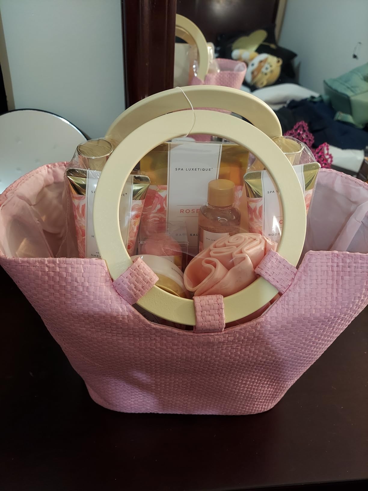 spa luxetique Gift Baskets for Women, Spa Gifts for Women - 10pcs Lavender Sets with Body Lotion, Bubble Bath, Relaxing Bath Sets, Birthday Christmas Gifts for Her - Customer Photo 2