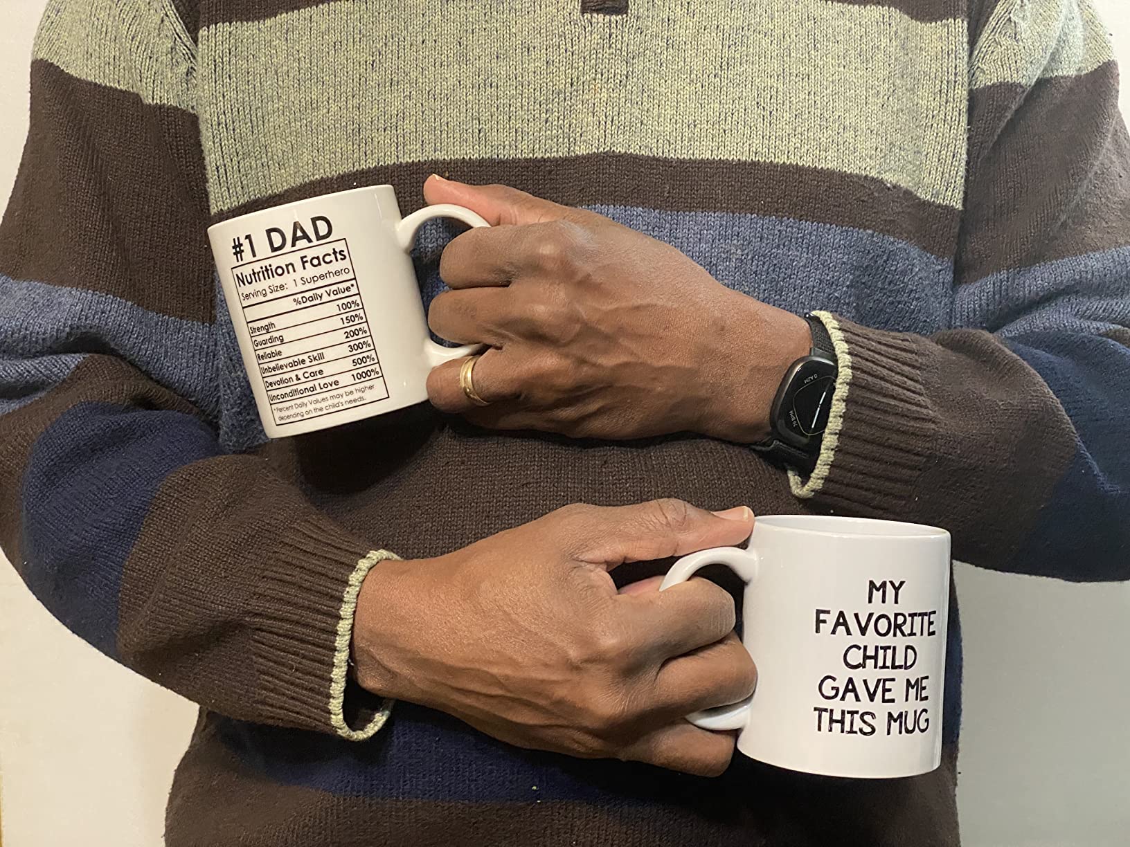 My Favorite Child Gave Me This Funny Coffee Mug - Mom & Dad Gifts - Gag Birthday Gift for Mom or Dad from Daughter, Son, Kids - Novelty Bday Present Idea for Parents - Fun Cup for Men, Women - Customer Photo 2