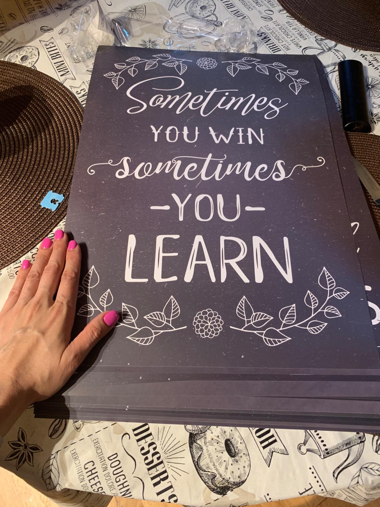 BEST PAPER GREETINGS 20-Piece Motivational Posters Set - Chalkboard Inspirational Wall Decor - Growth Mindset Classroom Posters - Bulletin Board Decoration - 13