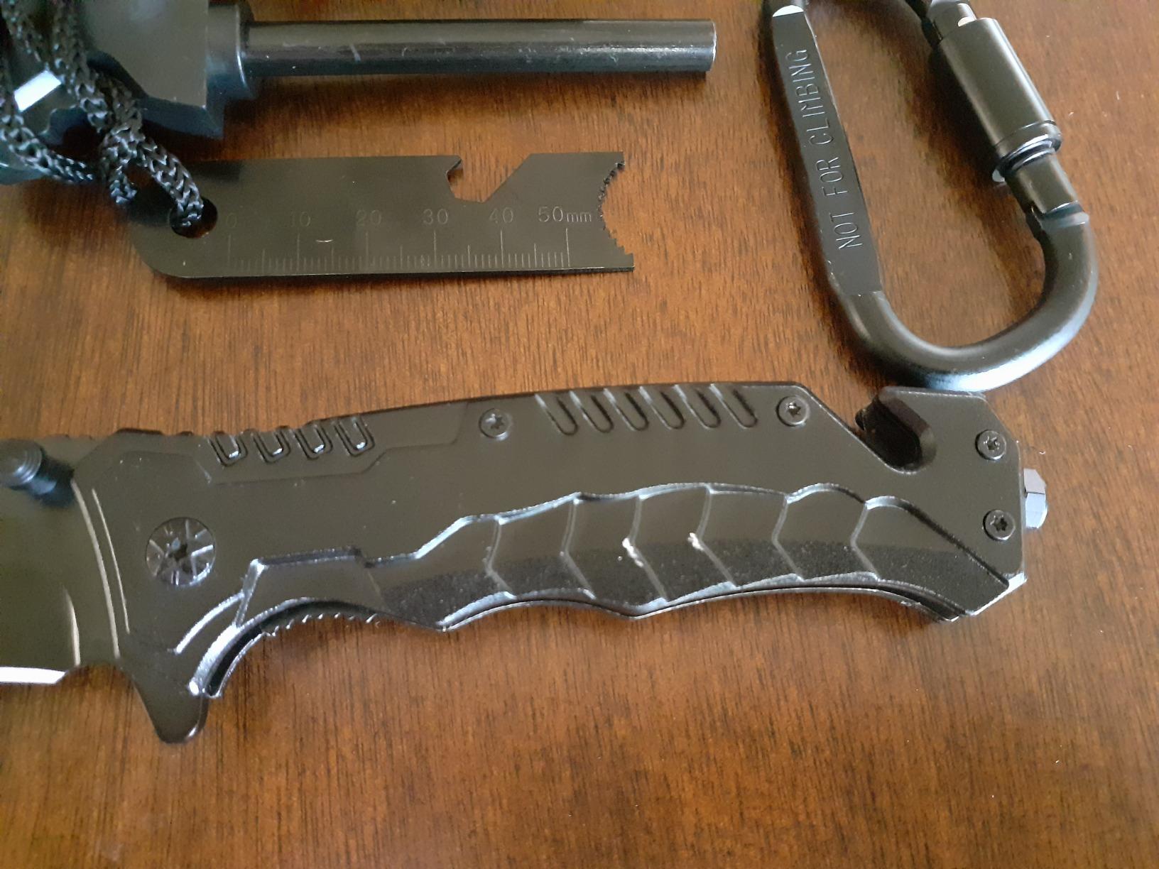 Gifts for Men Husband Dad Christmas, Survival Kit, Emergency Survival Gear and Equipment 14 in 1, Stocking Stuffers Birthday Gifts for Him Boyfriend, Hunting Fishing Camping Accessories, Cool Gadget - Customer Photo 2