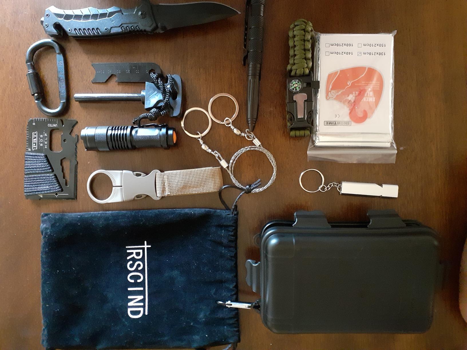 Gifts for Men Husband Dad Christmas, Survival Kit, Emergency Survival Gear and Equipment 14 in 1, Stocking Stuffers Birthday Gifts for Him Boyfriend, Hunting Fishing Camping Accessories, Cool Gadget Customer Review Gifts for Men Husband Dad Christmas, Survival Kit, Emergency Survival Gear and Equipment 14 in 1, Stocking Stuffers Birthday Gifts for Him Boyfriend, Hunting Fishing Camping Accessories, Cool Gadget - Customer Photo 3